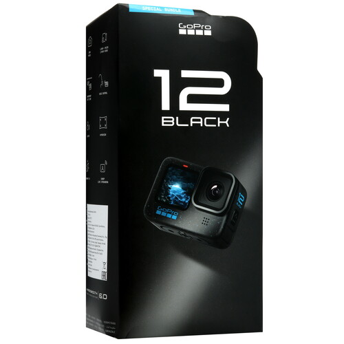 Купить Экшн-камера GoPro HERO12 Accessory Bundle черный  5483378. Характеристики, отзывы и цены в Донецке