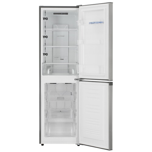 Купить Холодильник с морозильником   KRAFT KF-NF 272X серебристый  9131514. Характеристики, отзывы и цены в Донецке