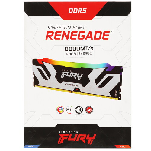 Купить Оперативная память Kingston FURY Renegade Silver RGB  5629297. Характеристики, отзывы и цены в Донецке
