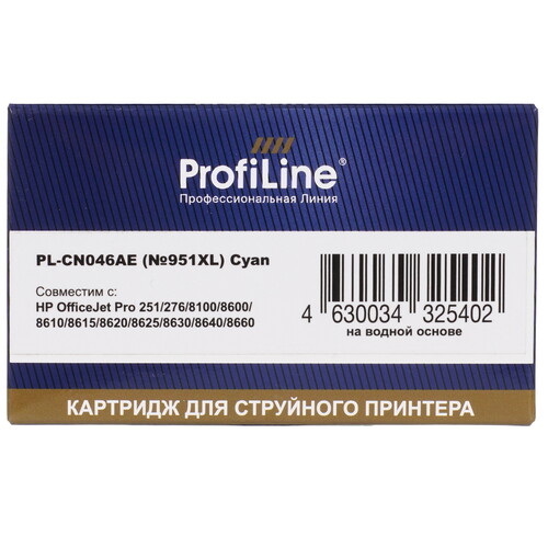 Купить Картридж ProfiLine PL-CN046AE (№951XL) голубой  9129137. Характеристики, отзывы и цены в Донецке