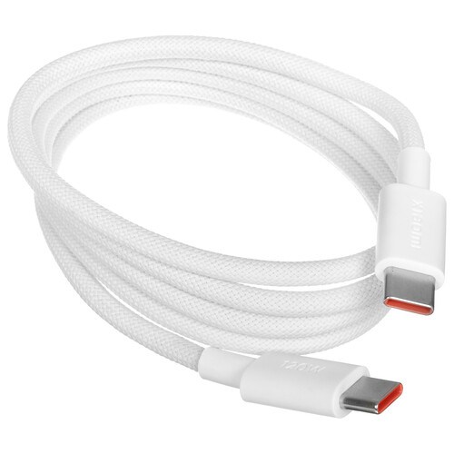 Купить Кабель круглый Xiaomi USB Type-C - USB Type-C белый 1 м  9289002. Характеристики, отзывы и цены в Донецке