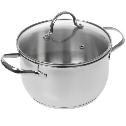Купить Кастрюля Aceline Crystal A3CA351 3.5 л 20 см серебристый  4744789. Характеристики, отзывы и цены в Донецке