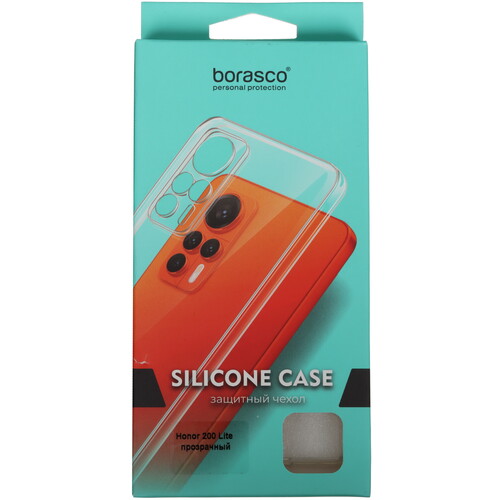 Купить Накладка  BoraSCO для HONOR 200 Lite прозрачный  5470559. Характеристики, отзывы и цены в Донецке