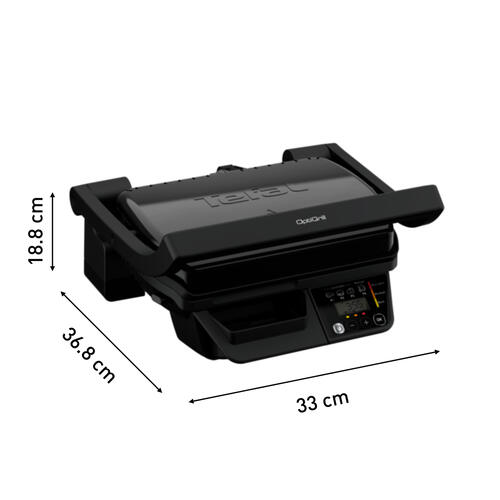 Купить Гриль Tefal Optigrill GC7P0810 черный  5433969. Характеристики, отзывы и цены в Донецке