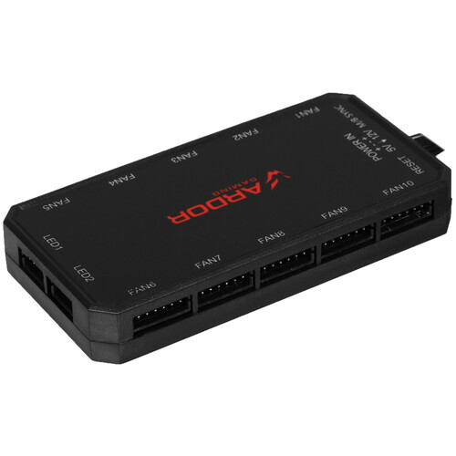 Купить Комплект вентиляторов ARDOR GAMING Mistral AR12 Kit 5in1  черный  5431573. Характеристики, отзывы и цены в Донецке