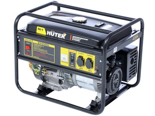 Купить Электрогенератор   бензиновый Huter DY6500L  7959659. Характеристики, отзывы и цены в Донецке