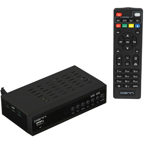 Купить Приставка для цифрового ТВ DENN DDT265 черный  5621435. Характеристики, отзывы и цены в Донецке