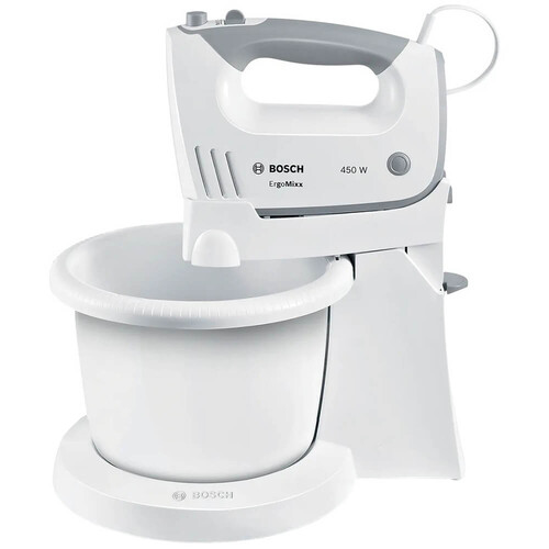 Купить Миксер Bosch MFQ 36490 ERGOMIXX белый  5069687. Характеристики, отзывы и цены в Донецке