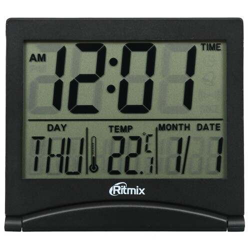 Купить Будильник Ritmix CAT-042 Black  9104538. Характеристики, отзывы и цены в Донецке