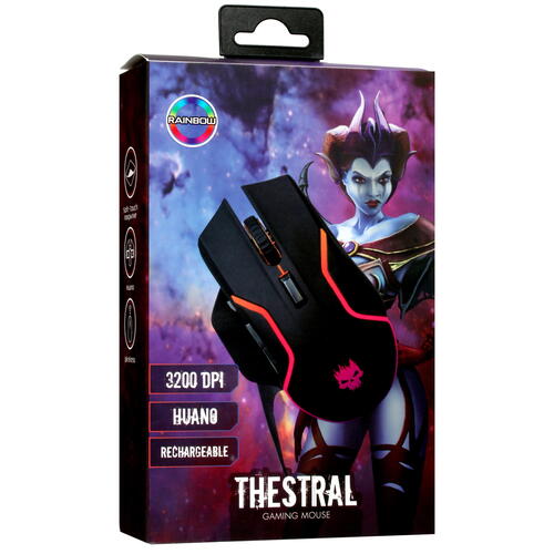 Купить Мышь беспроводная DEXP Thestral  черный  4870785. Характеристики, отзывы и цены в Донецке