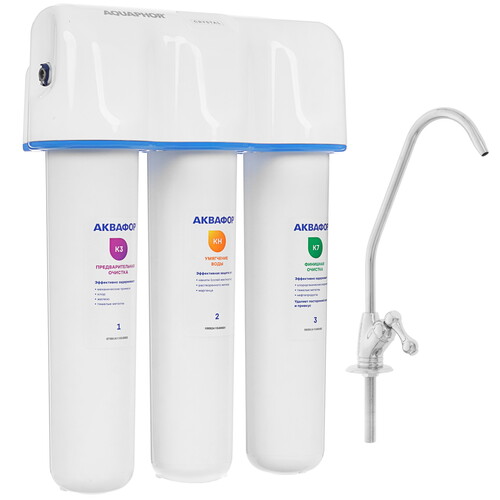 Купить Проточный питьевой фильтр Аквафор Кристалл H  5492993. Характеристики, отзывы и цены в Донецке