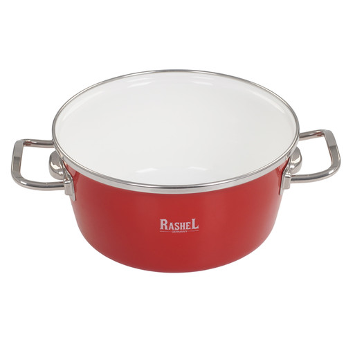 Купить Кастрюля Rashel Grand R1018 2.1 л 18 см красный  9320977. Характеристики, отзывы и цены в Донецке
