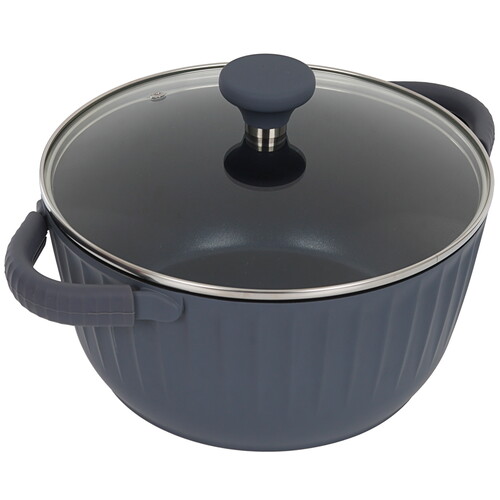 Купить Кастрюля Master House Шеф Бернардо 84069 4.6 л 24 см серый  9167501. Характеристики, отзывы и цены в Донецке