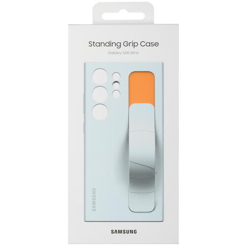 Купить Накладка  Samsung Standing Grip Case для Samsung Galaxy S24 Ultra голубой  5459417. Характеристики, отзывы и цены в Донецке