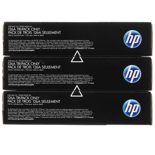 Купить Картридж лазерный HP 126A (CF341A) голубой, желтый, пурпурный  7937241. Характеристики, отзывы и цены в Донецке