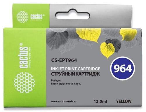 Купить Картридж Cactus CS-EPT964 желтый  7930620. Характеристики, отзывы и цены в Донецке