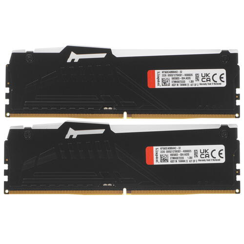 Купить Оперативная память Kingston FURY Beast Black RGB [KF560C40BBAK2-32] 32 ГБ  5049442. Характеристики, отзывы и цены в Донецке