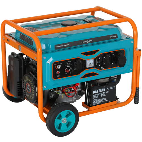 Купить Электрогенератор   бензиновый FinePower FPG-5000  5076250. Характеристики, отзывы и цены в Донецке