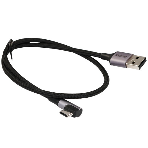 Купить Кабель круглый Ugreen USB Type-C - USB 2.0 Type-A черный 0.5 м  5478788. Характеристики, отзывы и цены в Донецке