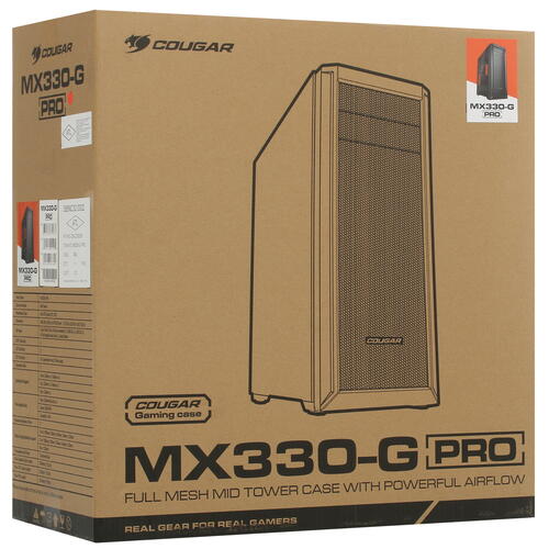 Купить Корпус Cougar MX330-G Pro  5091432. Характеристики, отзывы и цены в Донецке