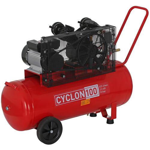Купить Компрессор поршневой масляный Aurora Cyclon 100 TURBO  5311066. Характеристики, отзывы и цены в Донецке