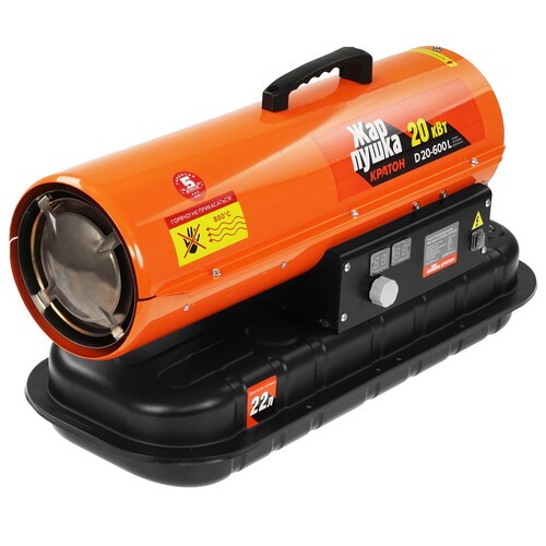 Купить Тепловая пушка дизельная Кратон Жар-пушка D 20-600 L  9163625. Характеристики, отзывы и цены в Донецке