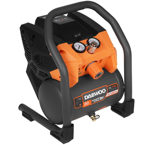Купить Компрессор поршневой безмасляный Daewoo DAC 80S Li SET 21V  5622854. Характеристики, отзывы и цены в Донецке