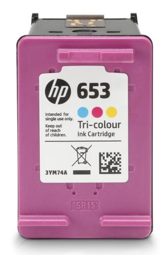 Купить Картридж HP 653 (3YM74AE) многоцветный  1679048. Характеристики, отзывы и цены в Донецке