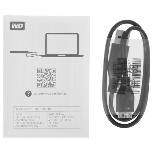 Купить 4 ТБ Внешний HDD WD My Passport Ultra  5425809. Характеристики, отзывы и цены в Донецке