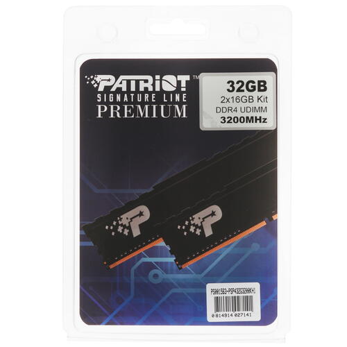 Купить Оперативная память Patriot Signature Line Premium [PSP432G3200KH1] 32 ГБ  1697846. Характеристики, отзывы и цены в Донецке