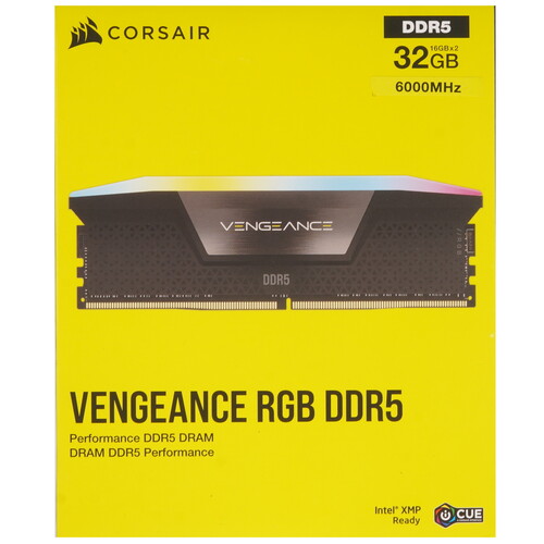 Купить Оперативная память Corsair Vengeance RGB [CMH32GX5M2B6000C40] 32 ГБ  9939480. Характеристики, отзывы и цены в Донецке