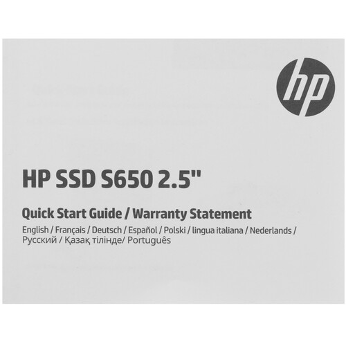 Купить 480 ГБ 2.5" SATA накопитель HP S650  4866344. Характеристики, отзывы и цены в Донецке