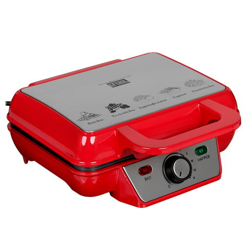 Купить Вафельница GFgrilGFW-015 Waffle Plus красный  1157335. Характеристики, отзывы и цены в Донецке