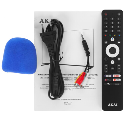 Купить 43" (109 см) Телевизор Akai TA43BU700 черный  9187783. Характеристики, отзывы и цены в Донецке