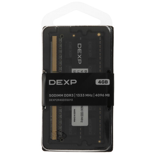 Купить Оперативная память SODIMM DEXP [DEXP2R4GD3SD13] 4 ГБ  5460507. Характеристики, отзывы и цены в Донецке