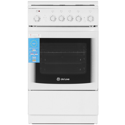 Купить Комбинированная плита De Luxe 5040.20ГЭ (КР) ЧР белый  1186042. Характеристики, отзывы и цены в Донецке