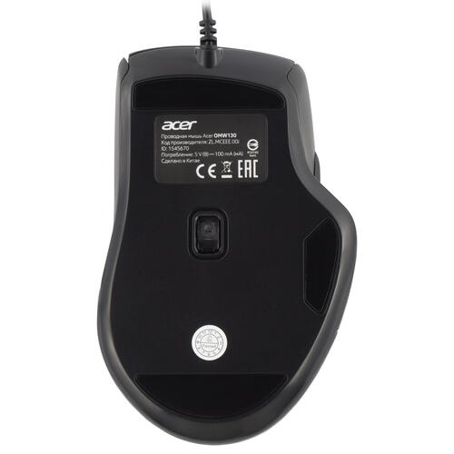 Купить Мышь проводная Acer OMW130 [ZL.MCEEE.00J] черный  5015149. Характеристики, отзывы и цены в Донецке