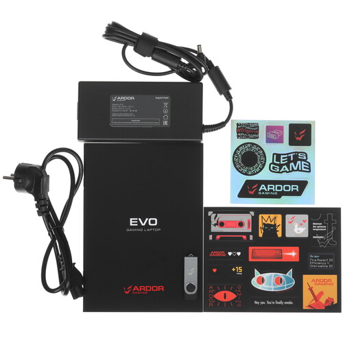 Купить 17.3" Ноутбук ARDOR Gaming EVO E17-I7ND402 черный  9083821. Характеристики, отзывы и цены в Донецке