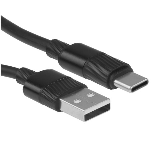 Купить Кабель круглый Borofone USB Type-C - USB 2.0 Type-A черный 1 м  9244436. Характеристики, отзывы и цены в Донецке