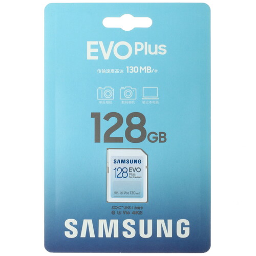 Купить Карта памяти Samsung EVO Plus SDXC 128 ГБ  5068849. Характеристики, отзывы и цены в Донецке