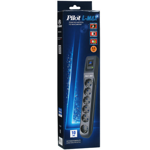 Купить Сетевой фильтр Pilot L-MAX GP серый  5404736. Характеристики, отзывы и цены в Донецке