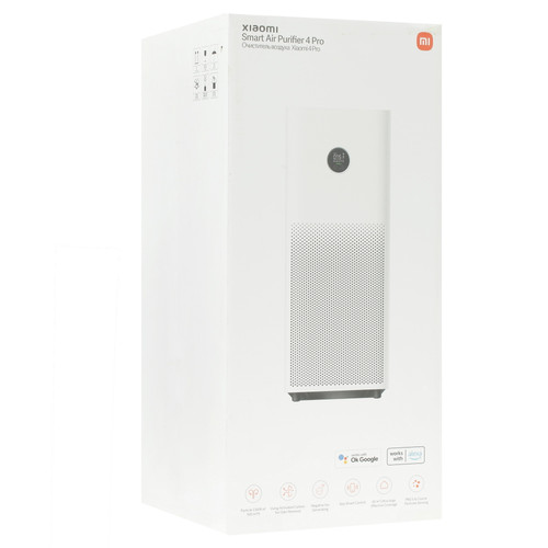 Купить Очиститель воздуха Xiaomi Smart Air Purifier 4 Pro белый  4871913. Характеристики, отзывы и цены в Донецке
