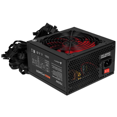 Купить Блок питания Azerty RPW-750BA2 [120-0643] красный, черный  9232752. Характеристики, отзывы и цены в Донецке