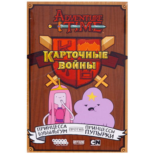 Купить Игра настольная "Время приключений: Карточные войны. Принцесса Бубыльгум против Принцессы Пупырки"  9910674. Характеристики, отзывы и цены в Донецке