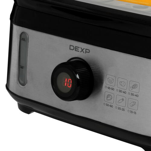 Купить Пароварка DEXP FS-MP399 серебристый  5405145. Характеристики, отзывы и цены в Донецке