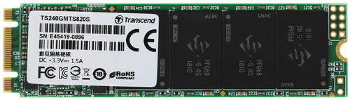 Купить 240 ГБ M.2 SATA накопитель Transcend MTS820 [TS240GMTS820]  1077785. Характеристики, отзывы и цены в Донецке