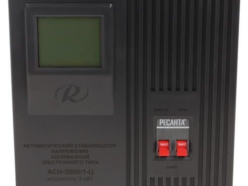 Купить Стабилизатор напряжения Ресанта АСН-3000/1-Ц  1026003. Характеристики, отзывы и цены в Донецке