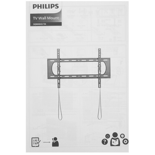 Купить Кронштейн для ТВ Philips SQM4642/56 черный  5612499. Характеристики, отзывы и цены в Донецке