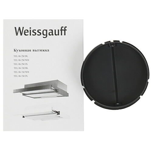 Купить Вытяжка телескопическая Weissgauff TEL 06 1M IX серебристый/серебристый  8122558. Характеристики, отзывы и цены в Донецке