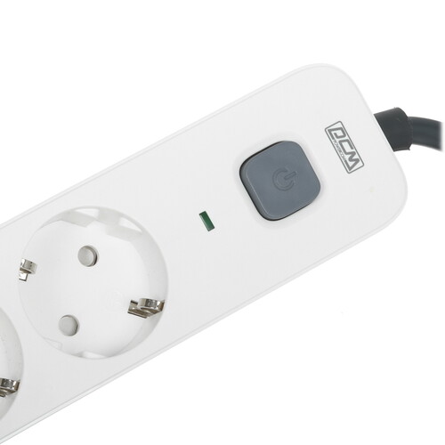 Купить Сетевой фильтр Powercom SP-06W белый  9133292. Характеристики, отзывы и цены в Донецке